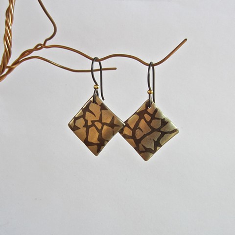 Square Inlay earrings