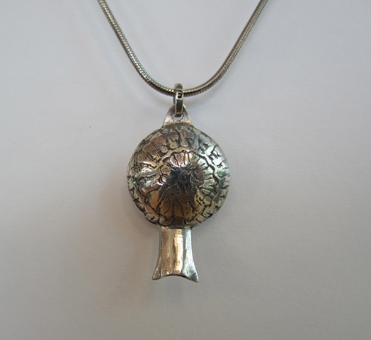Tiny Snail whistle necklace