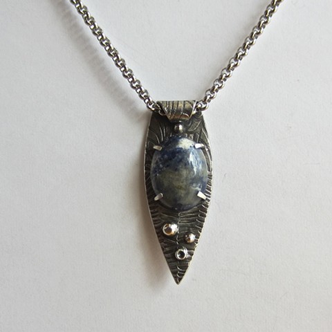 Sodalite in Silver necklace