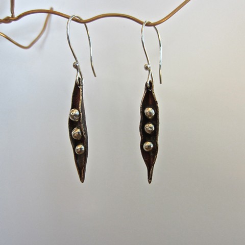 Green Beans earrings