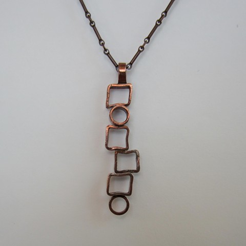 Squares & Circles necklace