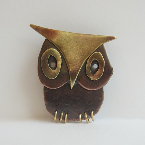 Owl #4 pin
