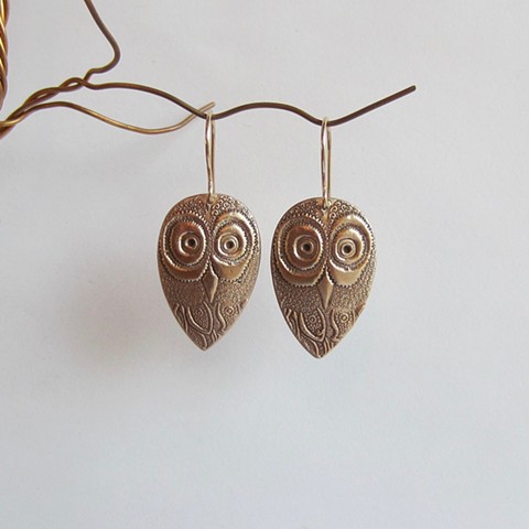 Large Owls earrings