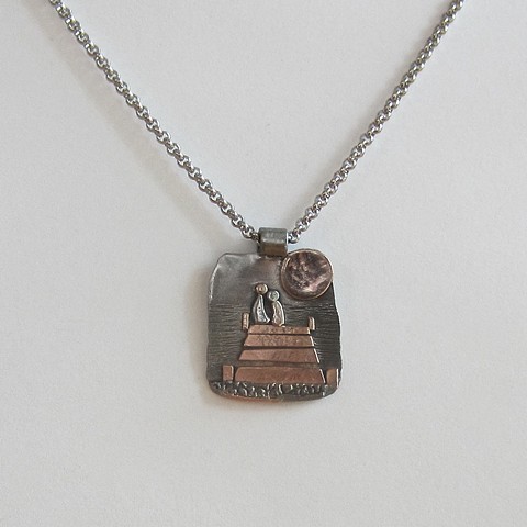 Full Moon on the Shore necklace