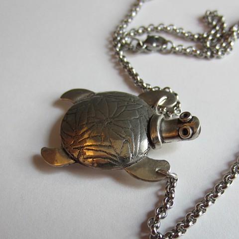 Silver Turtle whistle