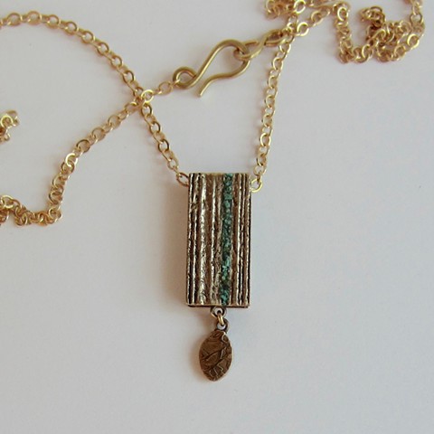 Golden Box with Turquoise