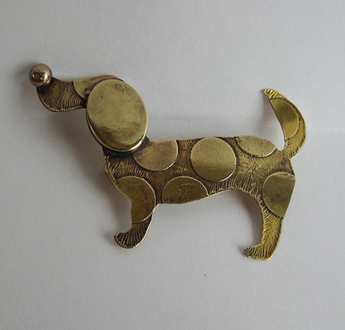 Spotted Dog pin