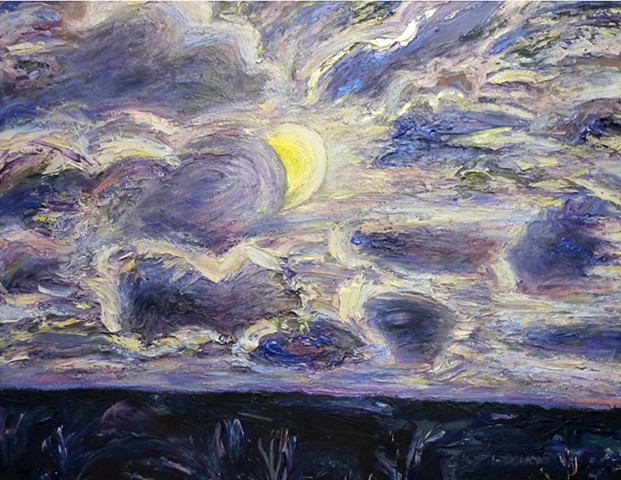 painterly abstract landscape hartley marin dove bonnard clouds sky moon
