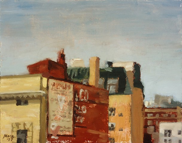 One of the first of my plein air cityscapes of Portland.