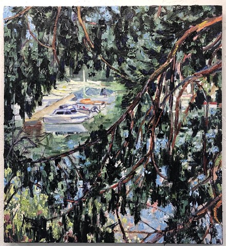 Boats in a Tree.  Private collection