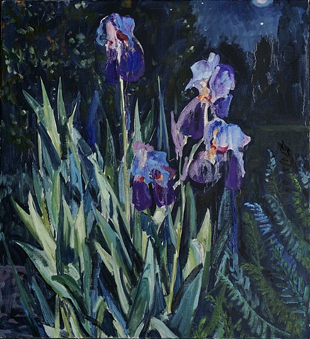 Night Iris. Private Collection