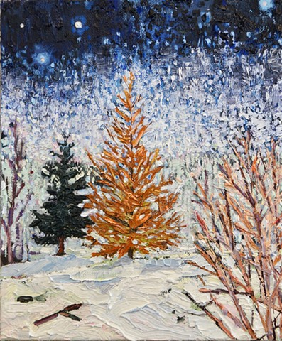 Larch, Day and Night
Private Collection.