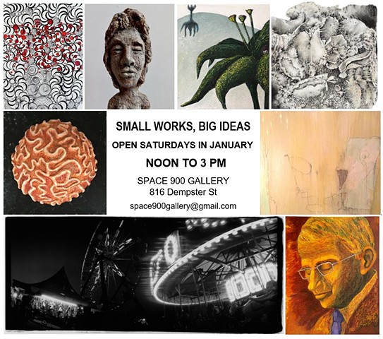 Small Works, Big Ideas - now through January