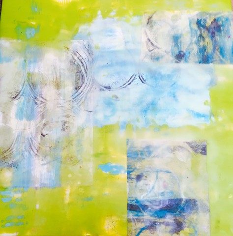 encaustic painting by Cape Cod artist Sharon Hayes