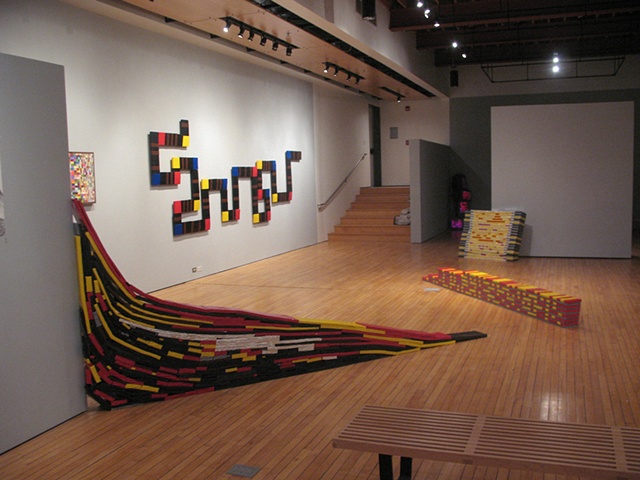 Installation View, Luce Gallery, Cornell College, Mt. Vernon, IA