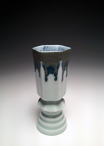 Black and Blue Composite Wine Cup