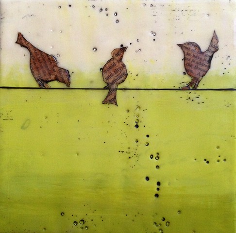 SOLD - Birds on a Wire