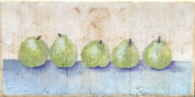 SOLD: Five Pears
