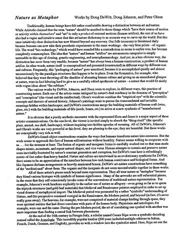 Stephen T. Asma Essay page 1- 1999