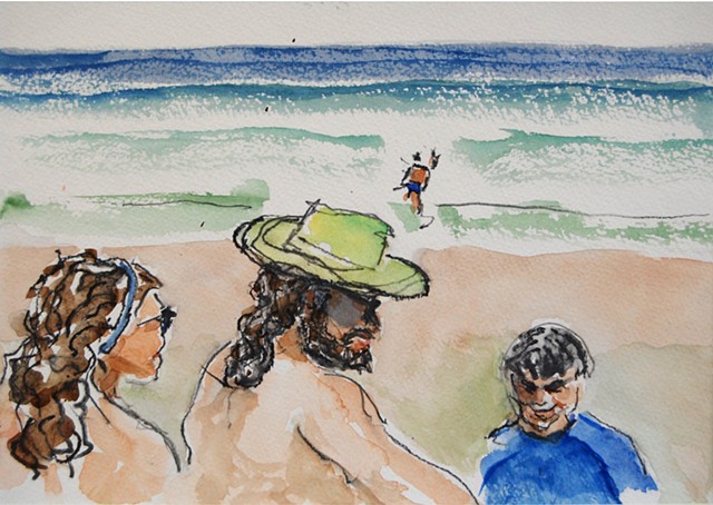 Characters on the Beach