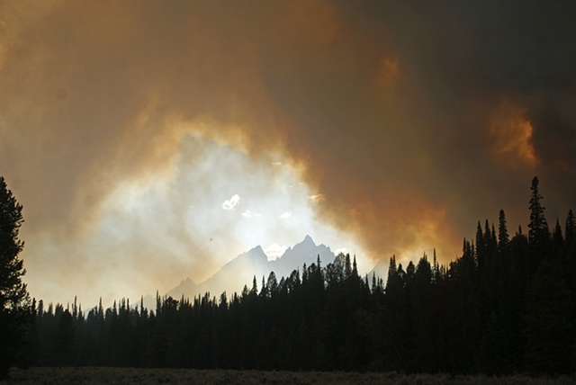 Fire in the Tetons