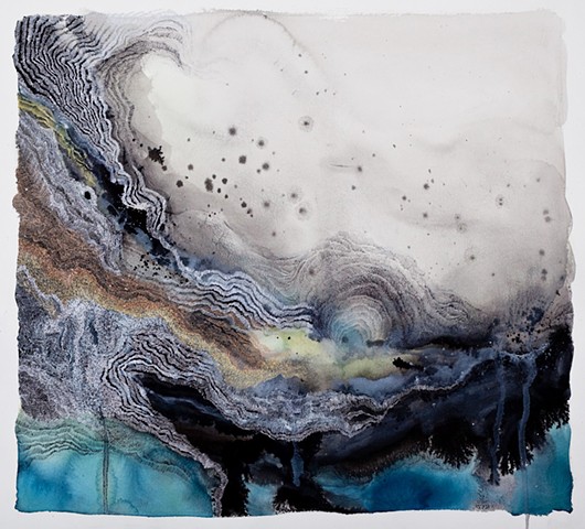 Artwork Inspired by gulf of Mexico oil spill by Donna Backues