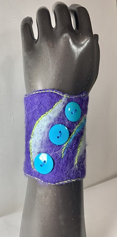 Violet & Turquoise Wristband