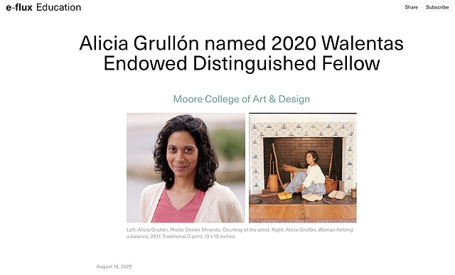 Alicia Grullón named 2020 Walentas Endowed Distinguished Fellow 