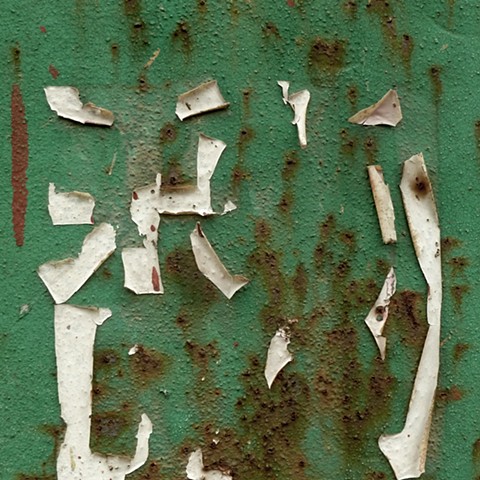 Wall with Peeling Sign - China