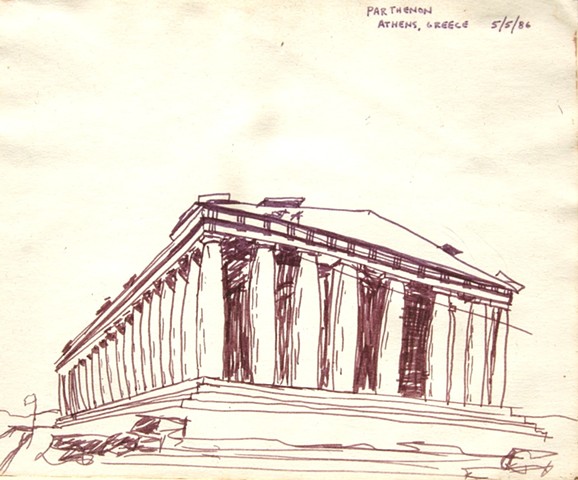 Drawings, Europe 1986