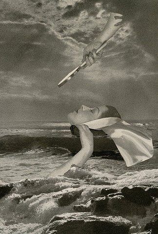 collage, Angelica Paez, cut and paste, surreal