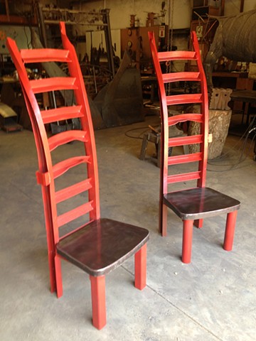 Ladderback Chairs by Thomas Prochnow