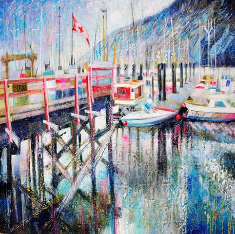 🔴'SUMMER BLUES, FORD'S COVE' Sold
