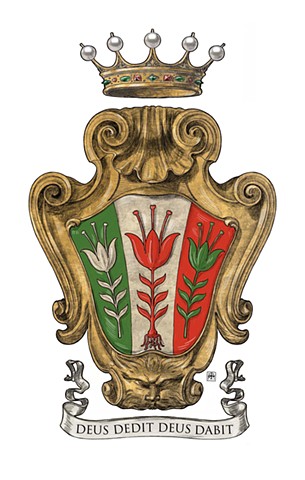 Coat of arms of the Italian noble family Zilia  