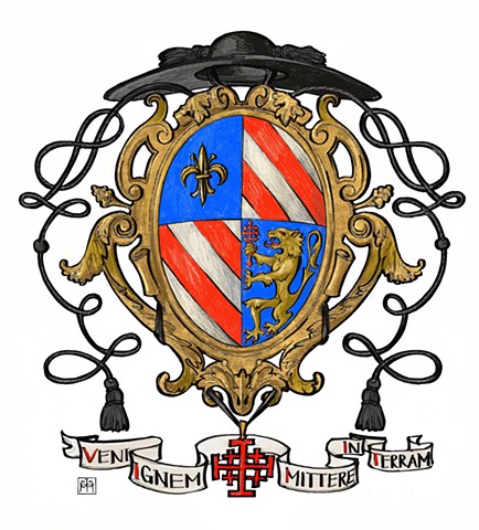Arms of a Roman Catholic Priest