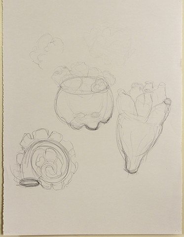 preliminary sketches for plaster casts 2