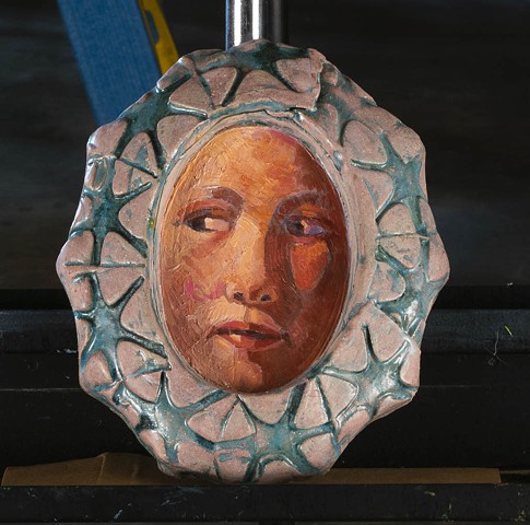 Ceramic Face by Marianne Levy