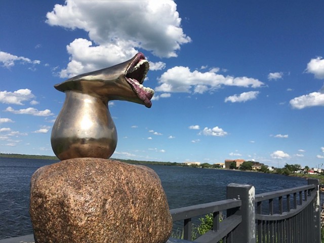 Explorations of the oral fixation: On view now on the Bemidji Sculpture Walk