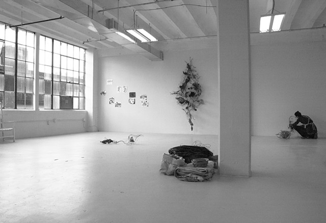 Installation View of Work in Paolo's Studio