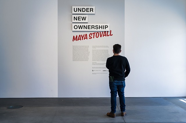 San Francisco Art Institute & Fort Mason present Maya Stovall: Under New Ownership (General Theory of Historical Materialist Critique remix) talk