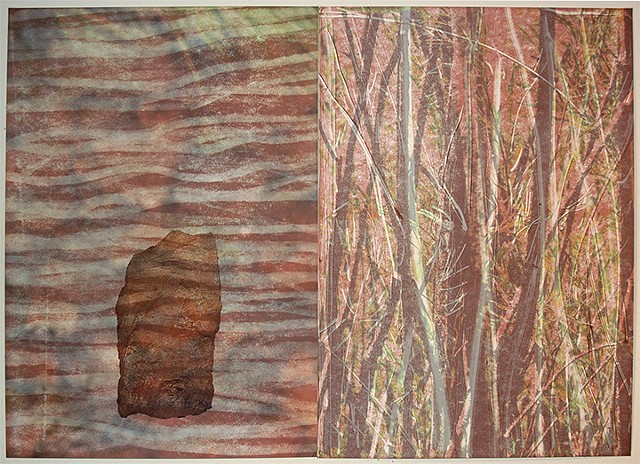 Scoria and Willow (Diptych)