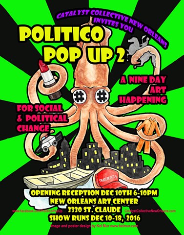 Politico Pop-Up Promo Poster