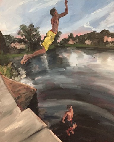 'Jump'.  Artist:  Lori Slotkin.