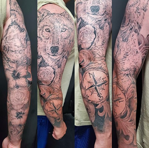 All Rights Reserved By Shauna Fujikawa Stickles- Wolf sleeve