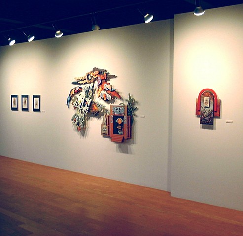 The Continual Measurement of the Days installation at Carberry Gallery, STCC, Springfield, MA.