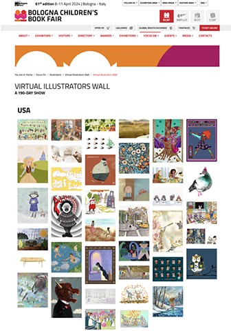 BCBF Virtual Illustrators Wall 2024