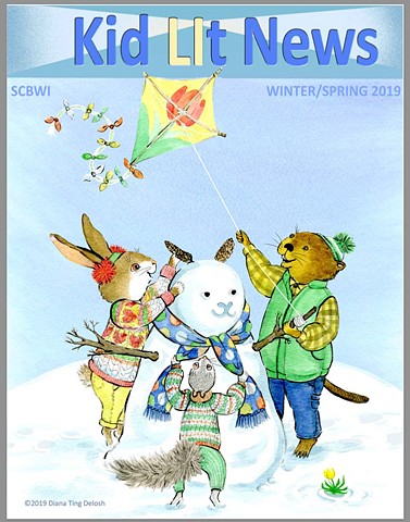 Kid LIT News 2019 Winter/Spring Cover art