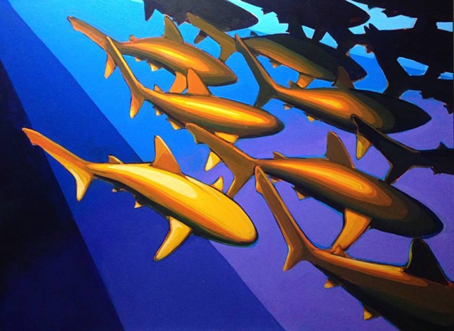 multiple sharks