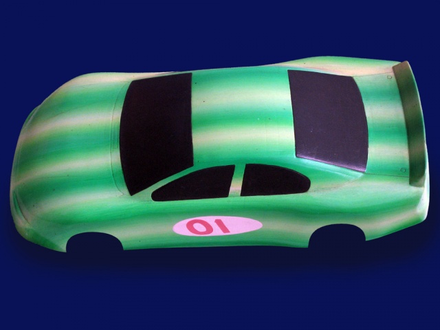 Green Pace Car Model