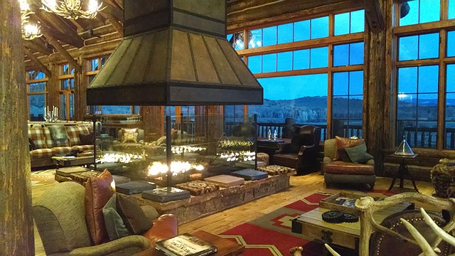 The Fireplace at the Lodge